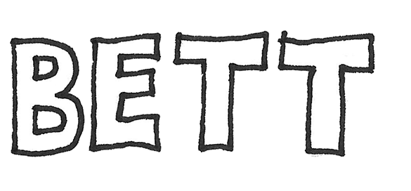 Handschrift mit dem Text Bett