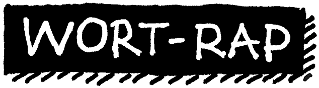 Handschrift mit dem Text Wort-Rap